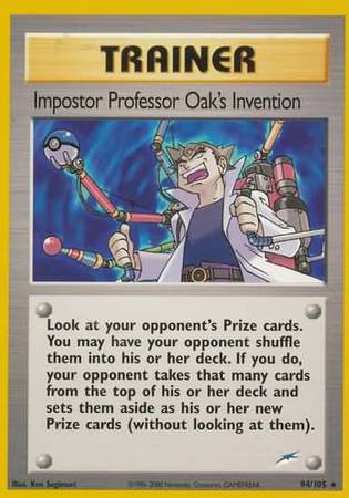 Impostor Professor Oak's Invention (94/105) [Neo Destiny Unlimited] | L.A. Mood Comics and Games