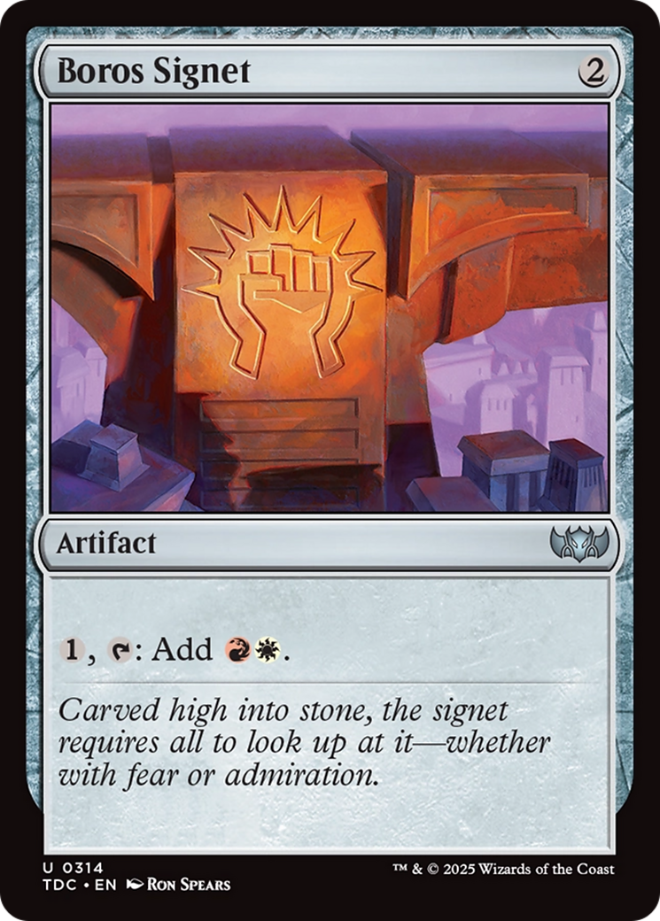 Boros Signet [Tarkir: Dragonstorm Commander] | L.A. Mood Comics and Games
