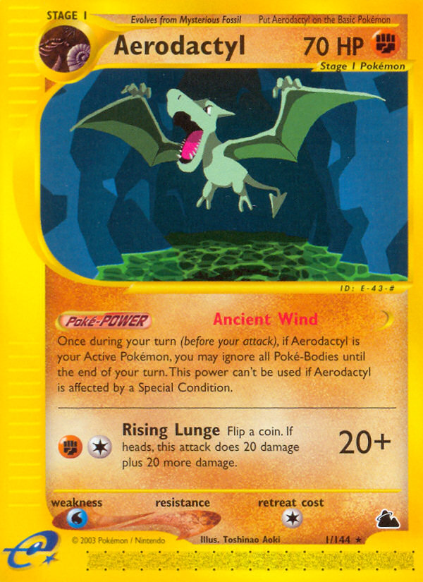 Aerodactyl (1/144) [Skyridge] | L.A. Mood Comics and Games