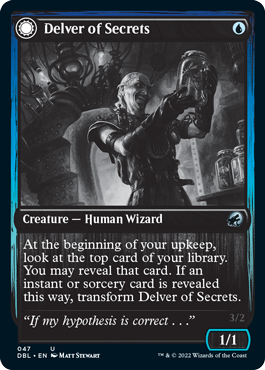 Delver of Secrets // Insectile Aberration [Innistrad: Double Feature] | L.A. Mood Comics and Games