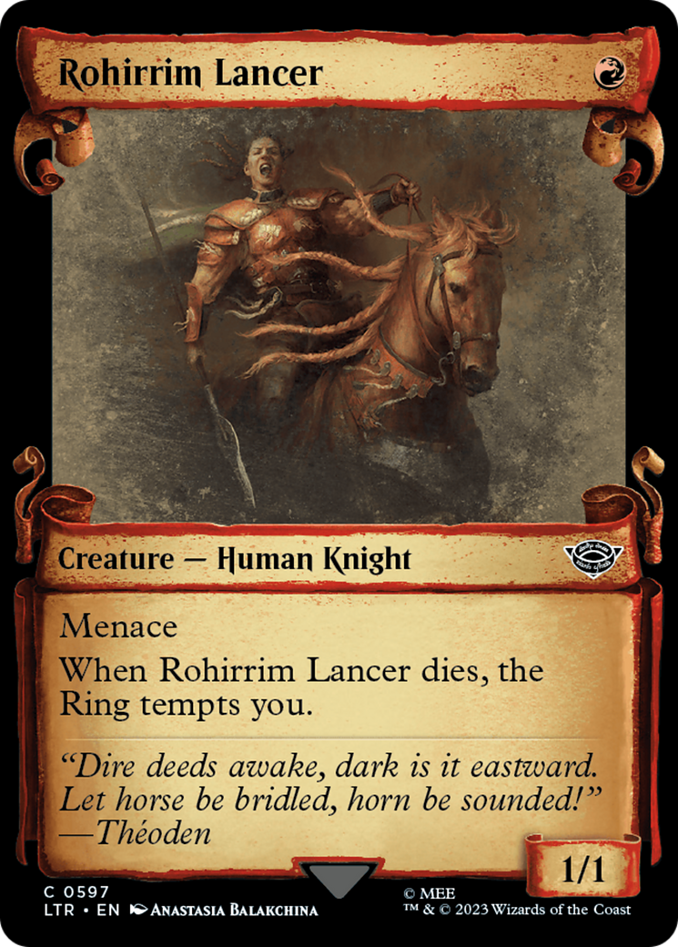 Rohirrim Lancer [The Lord of the Rings: Tales of Middle-Earth Showcase Scrolls] | L.A. Mood Comics and Games
