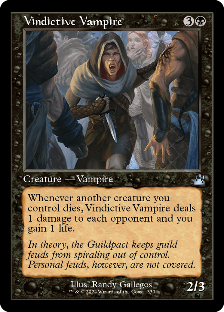 Vindictive Vampire (Retro Frame) [Ravnica Remastered] | L.A. Mood Comics and Games