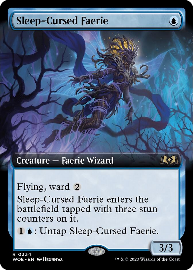 Sleep-Cursed Faerie (Extended Art) [Wilds of Eldraine] | L.A. Mood Comics and Games