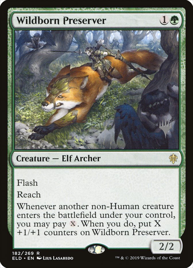 Wildborn Preserver (Promo Pack) [Throne of Eldraine Promos] | L.A. Mood Comics and Games