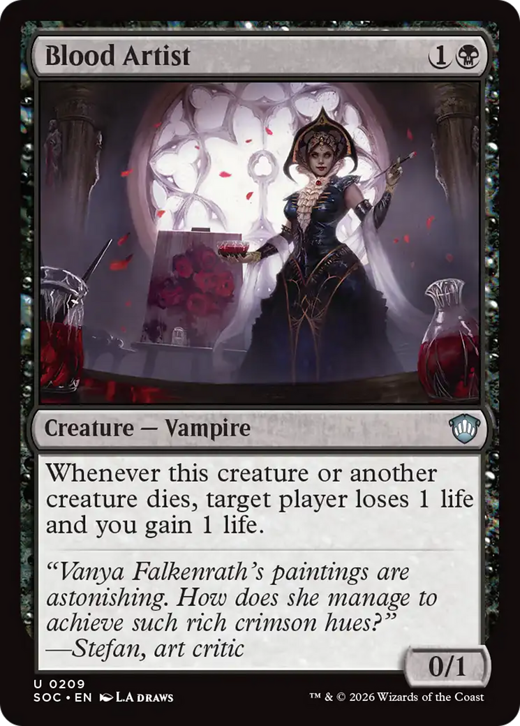 Blood Artist [Secrets of Strixhaven Commander] | L.A. Mood Comics and Games