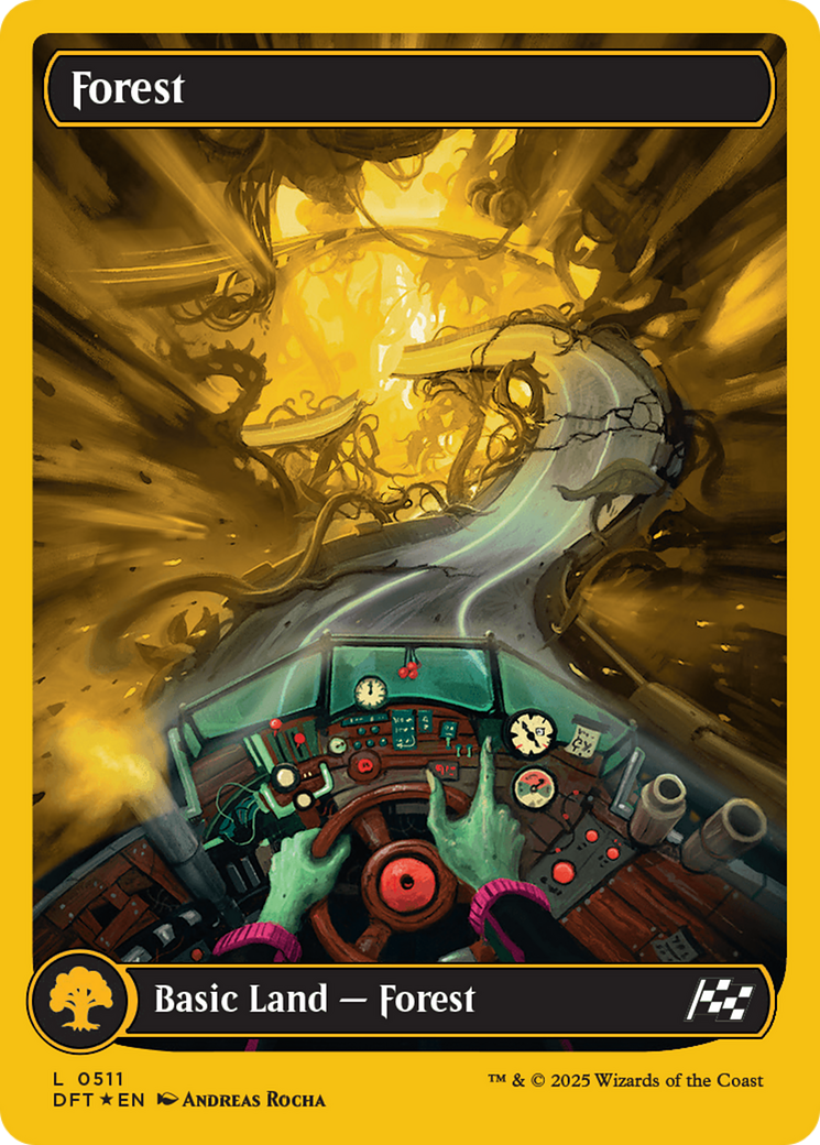 Forest (0511) (First-Place Foil) [Aetherdrift] | L.A. Mood Comics and Games
