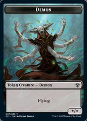 Demon // Fungus Beast Double-Sided Token [Commander 2021 Tokens] | L.A. Mood Comics and Games