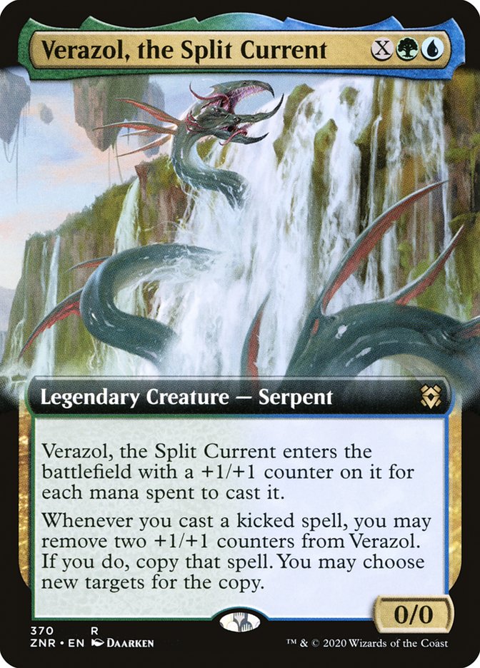 Verazol, the Split Current (Extended Art) [Zendikar Rising] | L.A. Mood Comics and Games