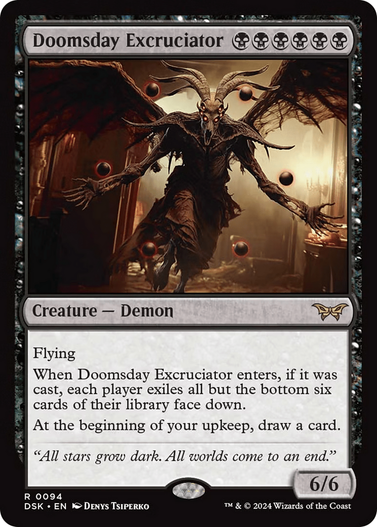Doomsday Excruciator [Duskmourn: House of Horror] | L.A. Mood Comics and Games