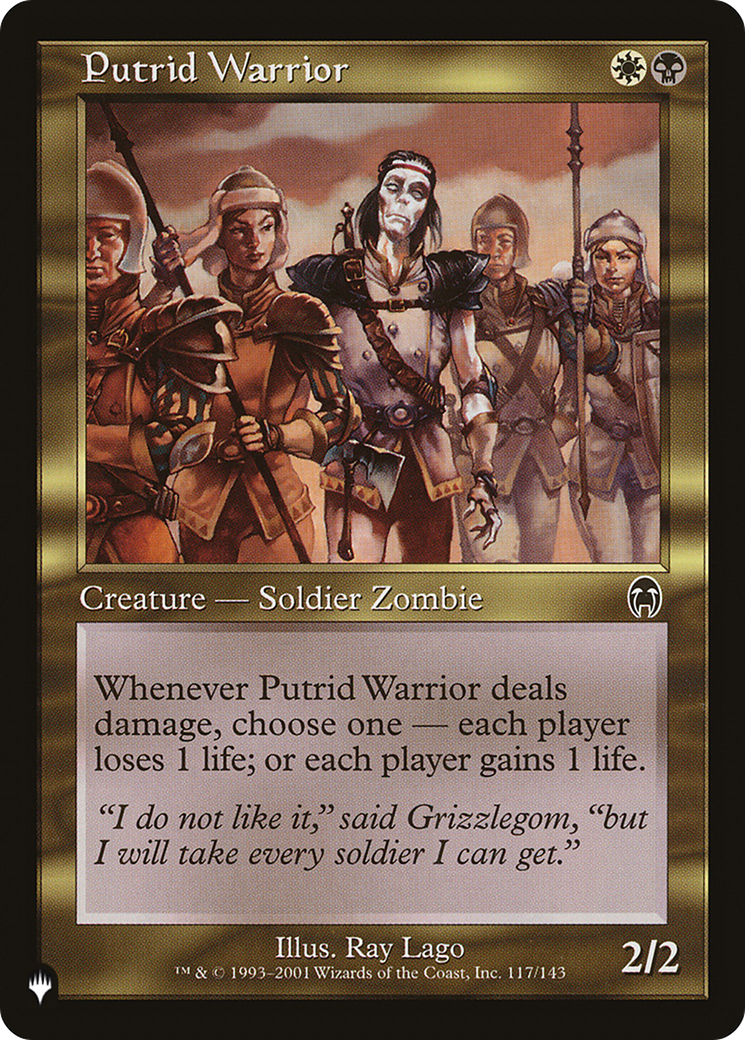 Putrid Warrior [The List] | L.A. Mood Comics and Games