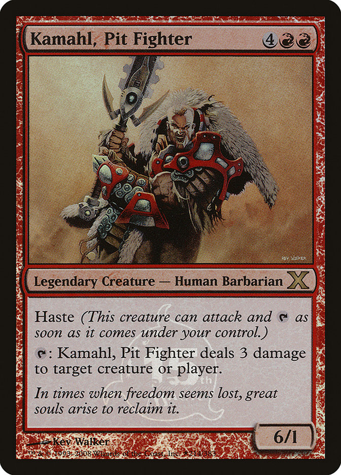 Kamahl, Pit Fighter [15th Anniversary] | L.A. Mood Comics and Games