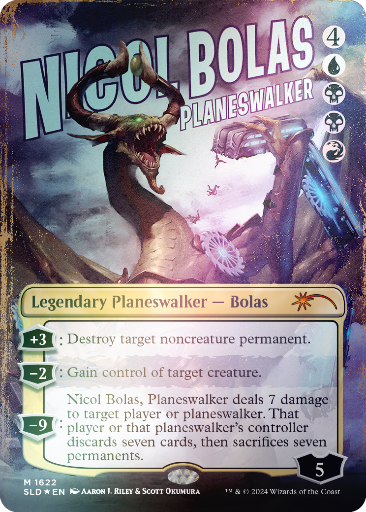 Nicol Bolas, Planeswalker (Rainbow Foil) [Secret Lair Drop Series] | L.A. Mood Comics and Games