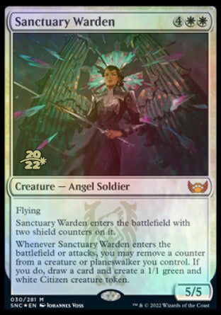 Sanctuary Warden [Streets of New Capenna Prerelease Promos] | L.A. Mood Comics and Games
