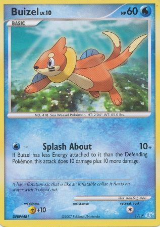 Buizel (1/12) [Diamond & Pearl: Trainer Kit - Manaphy] | L.A. Mood Comics and Games