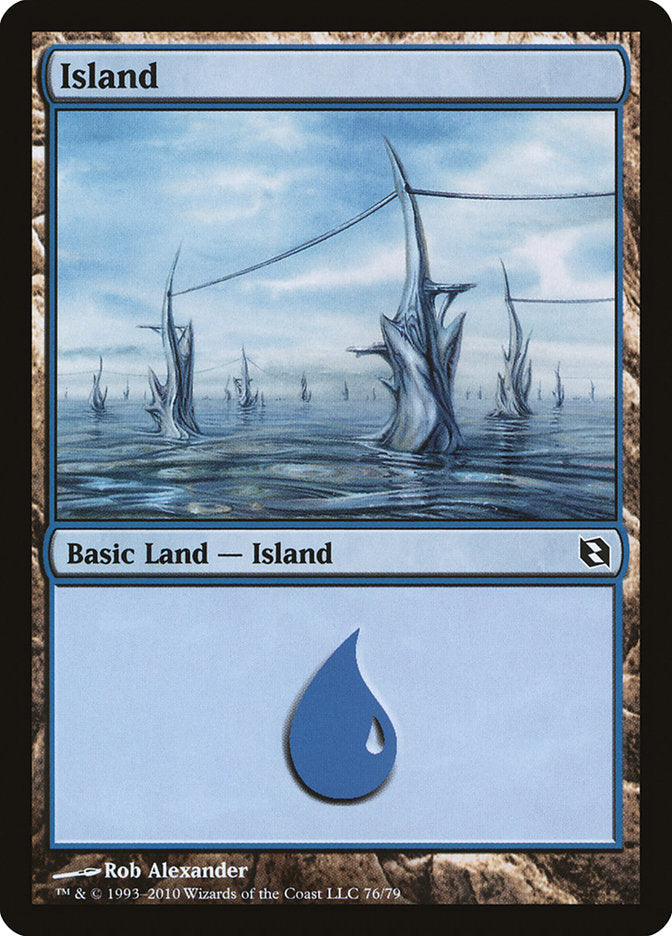 Island (76) [Duel Decks: Elspeth vs. Tezzeret] | L.A. Mood Comics and Games