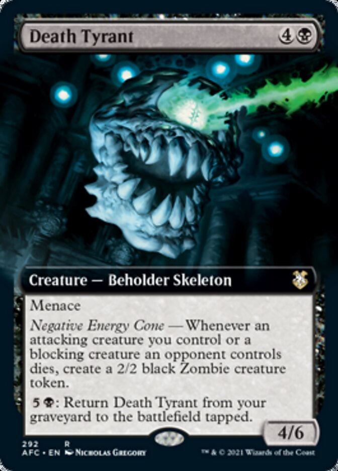 Death Tyrant (Extended Art) [Dungeons & Dragons: Adventures in the Forgotten Realms Commander] | L.A. Mood Comics and Games