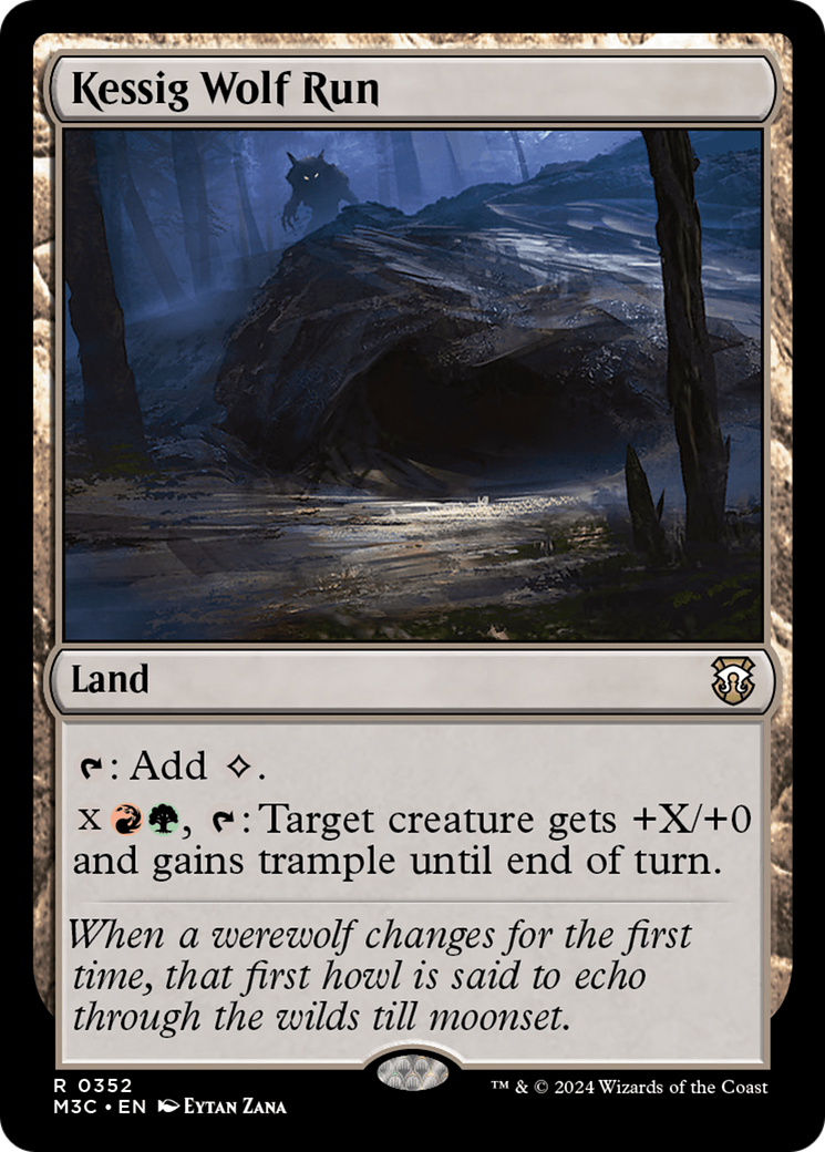 Kessig Wolf Run (Ripple Foil) [Modern Horizons 3 Commander] | L.A. Mood Comics and Games