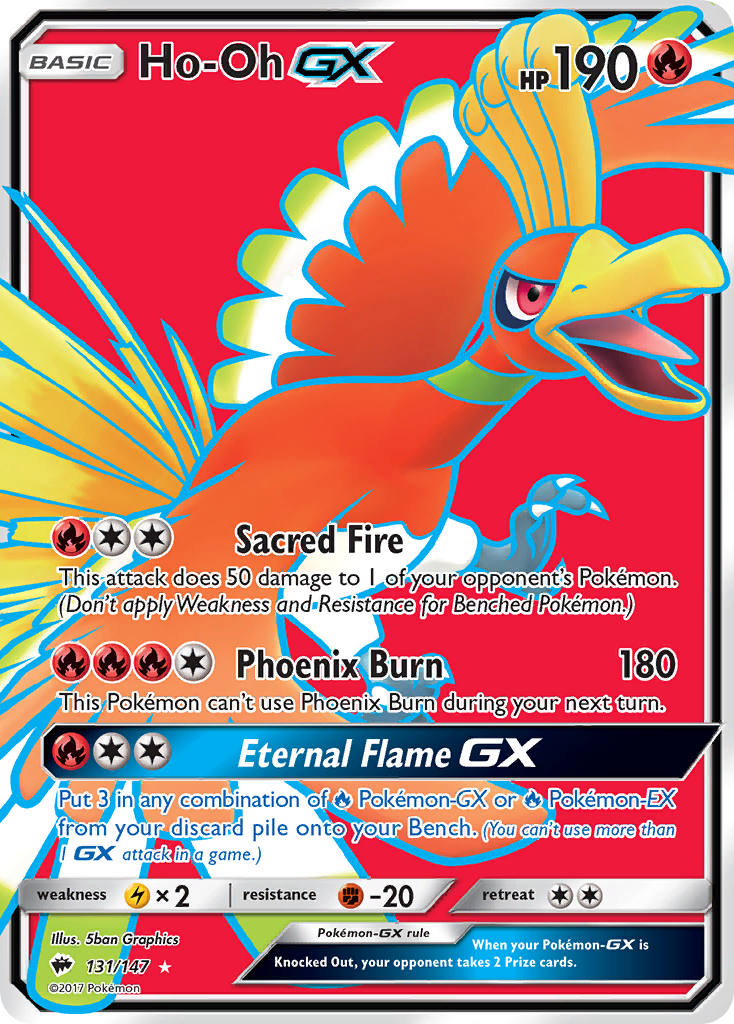 Ho-Oh GX (131/147) [Sun & Moon: Burning Shadows] | L.A. Mood Comics and Games