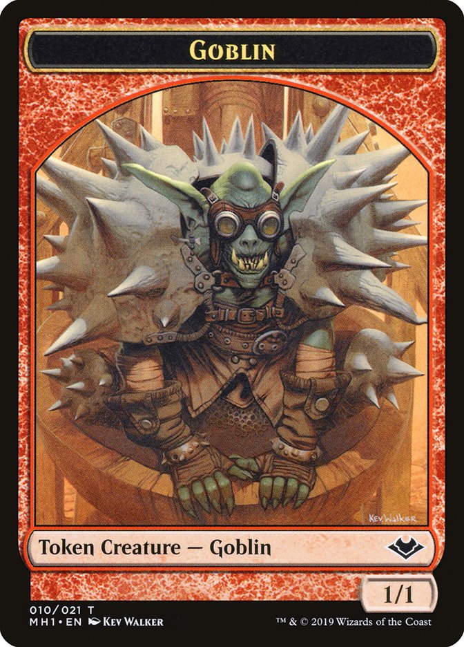Elemental (009) // Goblin Double-Sided Token [Modern Horizons Tokens] | L.A. Mood Comics and Games