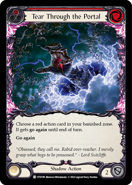 Tear Through the Portal (Red) [DTD190] (Dusk Till Dawn) | L.A. Mood Comics and Games