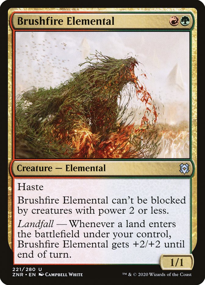 Brushfire Elemental [Zendikar Rising] | L.A. Mood Comics and Games