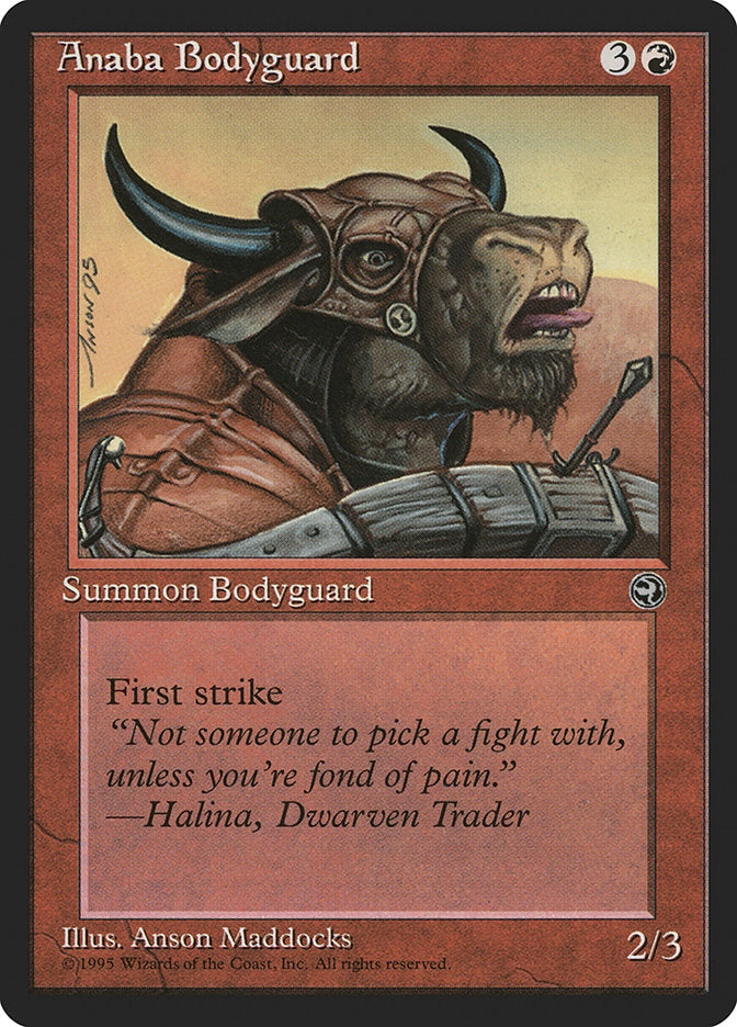 Anaba Bodyguard (Halina Flavor Text) [Homelands] | L.A. Mood Comics and Games