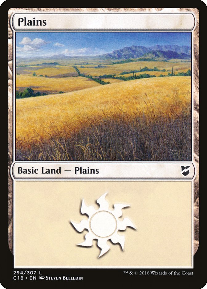 Plains (294) [Commander 2018] | L.A. Mood Comics and Games