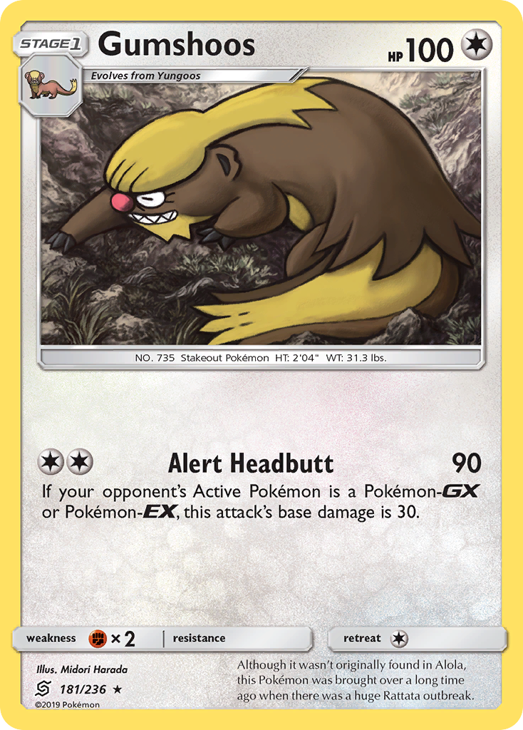 Gumshoos (181/236) [Sun & Moon: Unified Minds] | L.A. Mood Comics and Games