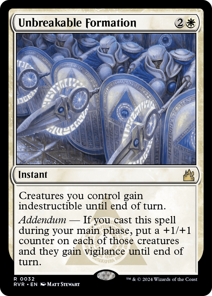 Unbreakable Formation [Ravnica Remastered] | L.A. Mood Comics and Games
