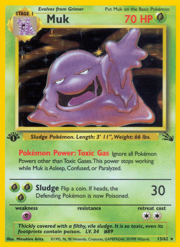 Muk (13/62) [Fossil 1st Edition] | L.A. Mood Comics and Games