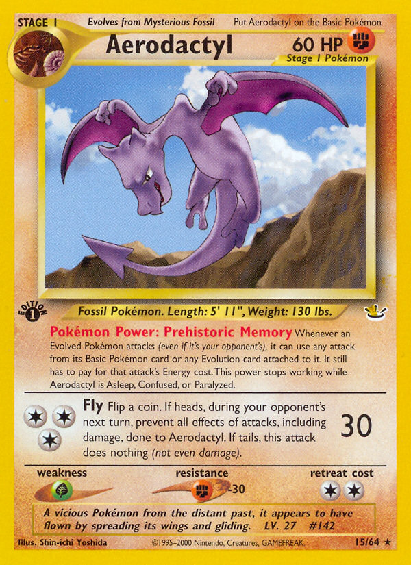 Aerodactyl (15/64) [Neo Revelation 1st Edition] | L.A. Mood Comics and Games