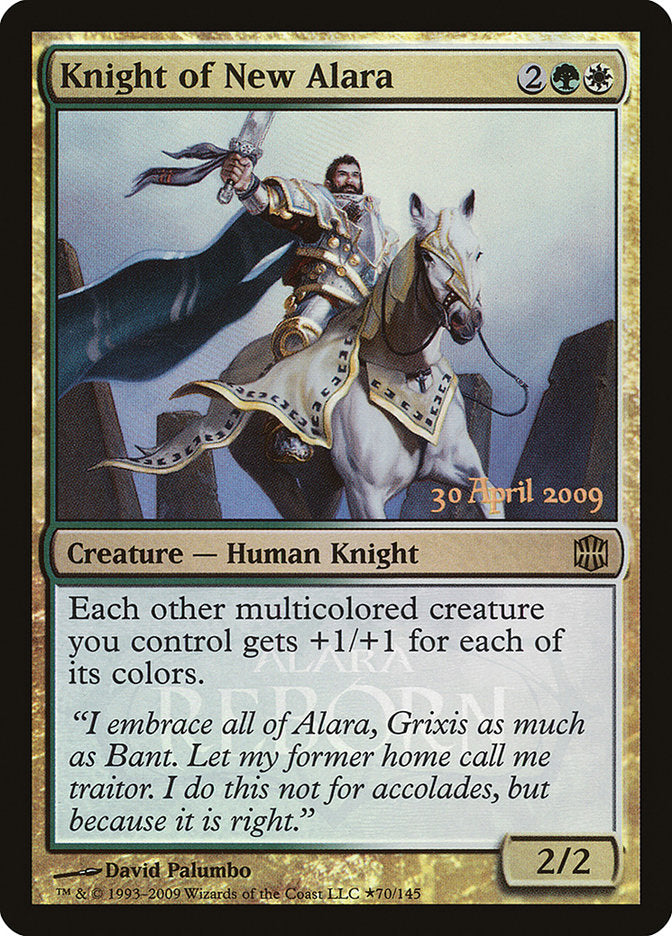 Knight of New Alara (Launch) [Alara Reborn Promos] | L.A. Mood Comics and Games