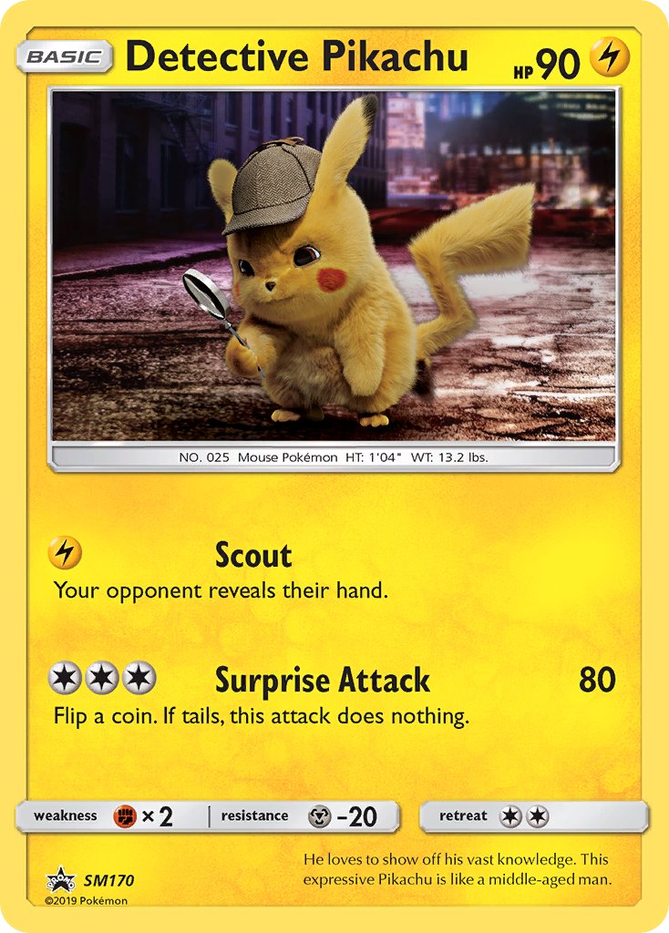 Detective Pikachu (SM170) [Sun & Moon: Black Star Promos] | L.A. Mood Comics and Games