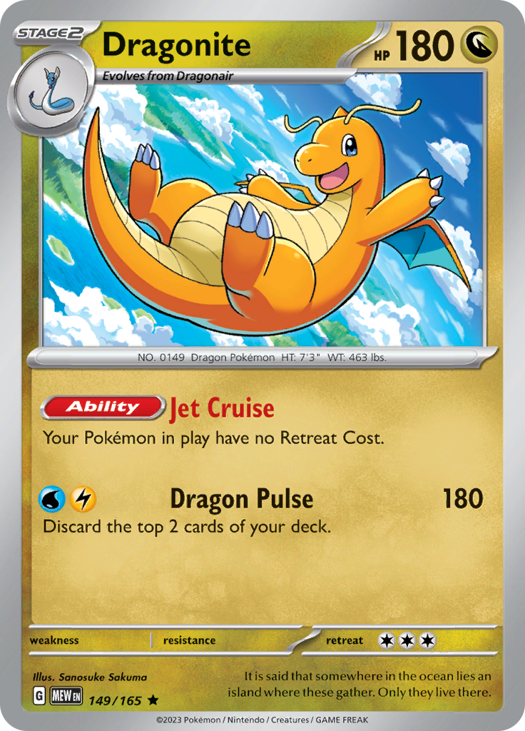 Dragonite (149/165) [Scarlet & Violet 151] | L.A. Mood Comics and Games