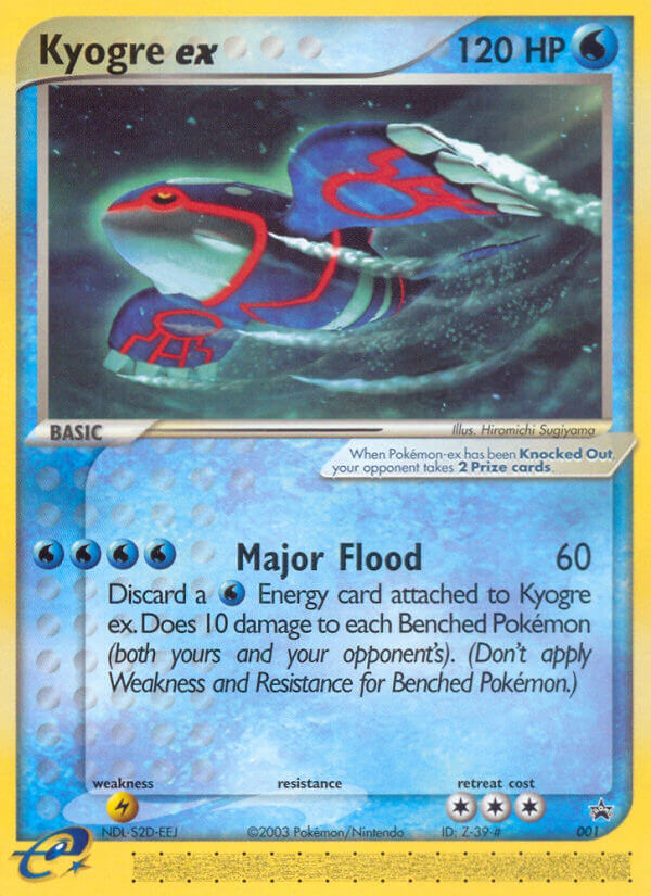 Kyogre ex (001) [Nintendo: Black Star Promos] | L.A. Mood Comics and Games