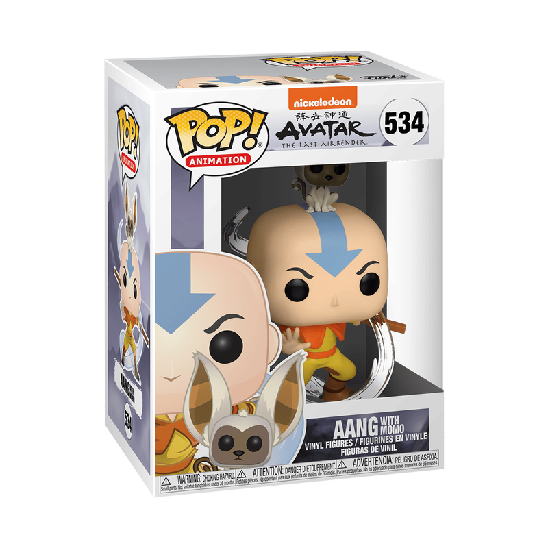 POP AVATAR LAST AIRBENDER - AANG W/ MOMO | L.A. Mood Comics and Games