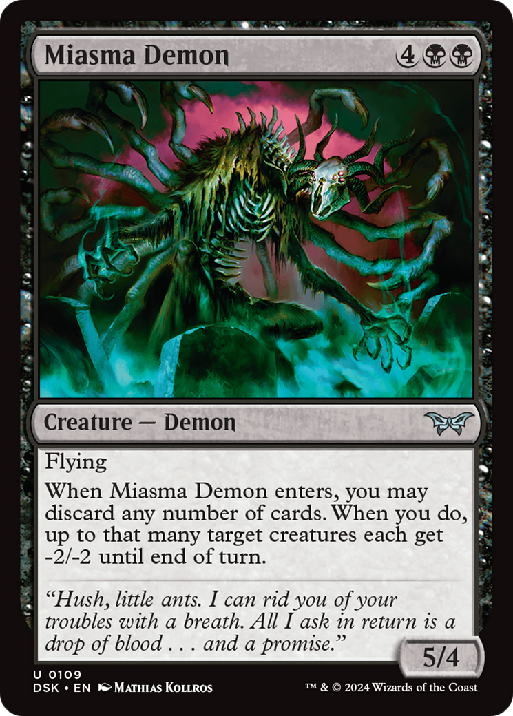 Miasma Demon [Duskmourn: House of Horror] | L.A. Mood Comics and Games