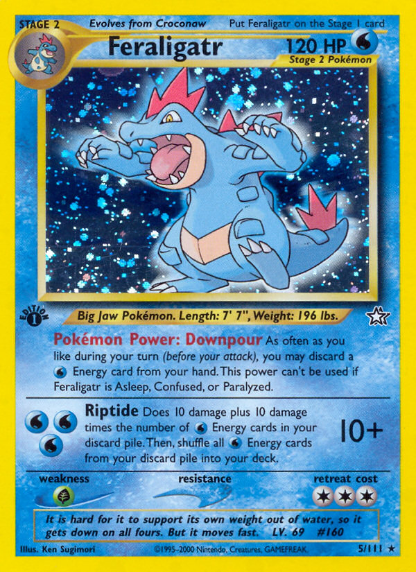 Feraligatr (5/111) [Neo Genesis 1st Edition] | L.A. Mood Comics and Games