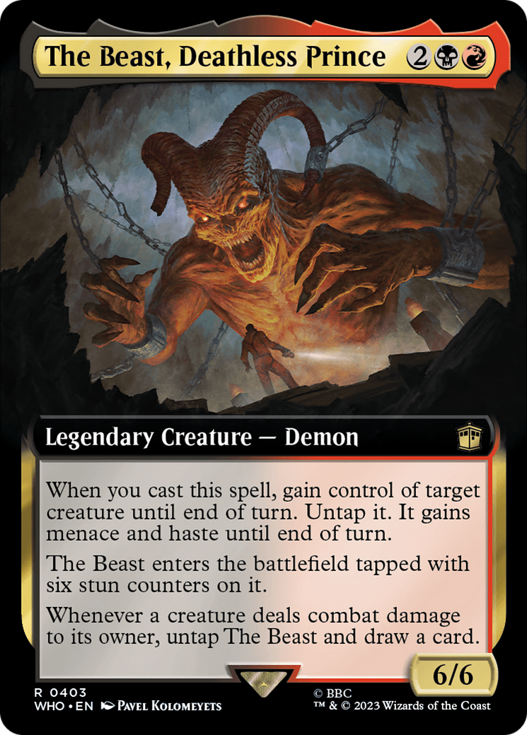The Beast, Deathless Prince (Extended Art) [Doctor Who] | L.A. Mood Comics and Games