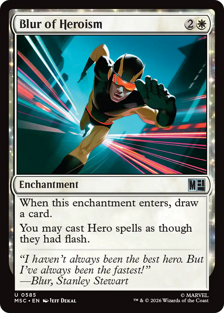Blur of Heroism [Marvel Super Heroes Commander] | L.A. Mood Comics and Games