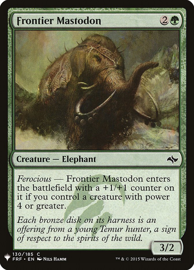 Frontier Mastodon [Mystery Booster] | L.A. Mood Comics and Games