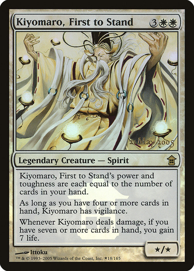 Kiyomaro, First to Stand [Saviors of Kamigawa Promos] | L.A. Mood Comics and Games