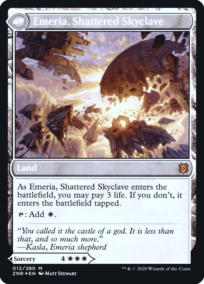 Emeria's Call // Emeria, Shattered Skyclave [Zendikar Rising Prerelease Promos] | L.A. Mood Comics and Games