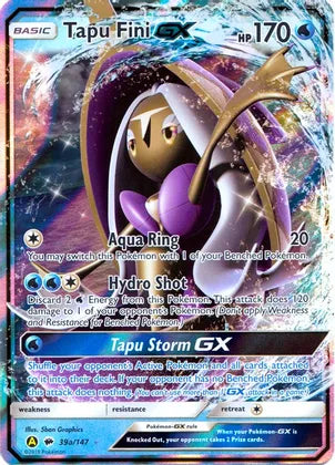 Tapu Fini GX (39a/147) [Alternate Art Promos] | L.A. Mood Comics and Games