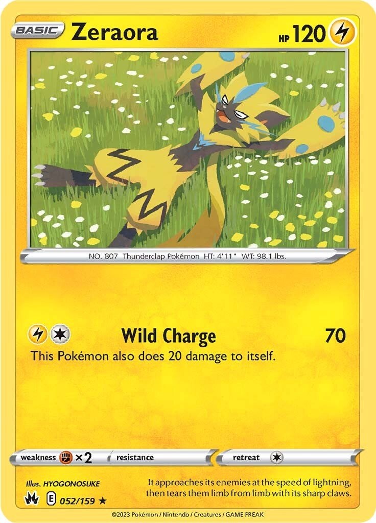 Zeraora (052/159) [Sword & Shield: Crown Zenith] | L.A. Mood Comics and Games