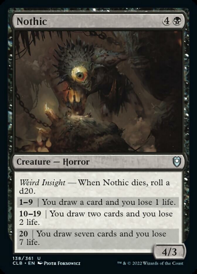 Nothic [Commander Legends: Battle for Baldur's Gate] | L.A. Mood Comics and Games