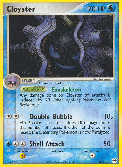 Cloyster (20/112) [EX: FireRed & LeafGreen] | L.A. Mood Comics and Games