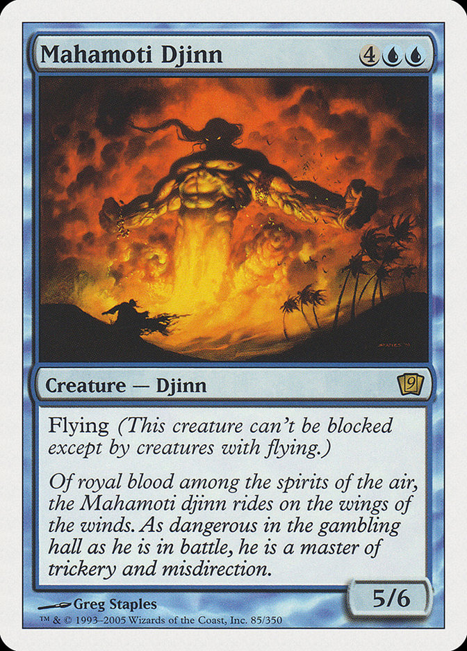 Mahamoti Djinn (9th Edition) [Oversize Cards] | L.A. Mood Comics and Games
