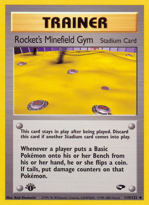 Rocket's Minefield Gym (119/132) [Gym Challenge 1st Edition] | L.A. Mood Comics and Games
