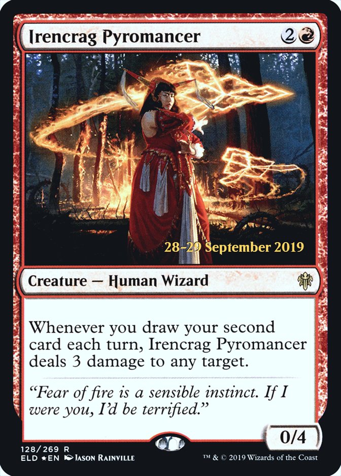 Irencrag Pyromancer [Throne of Eldraine Prerelease Promos] | L.A. Mood Comics and Games